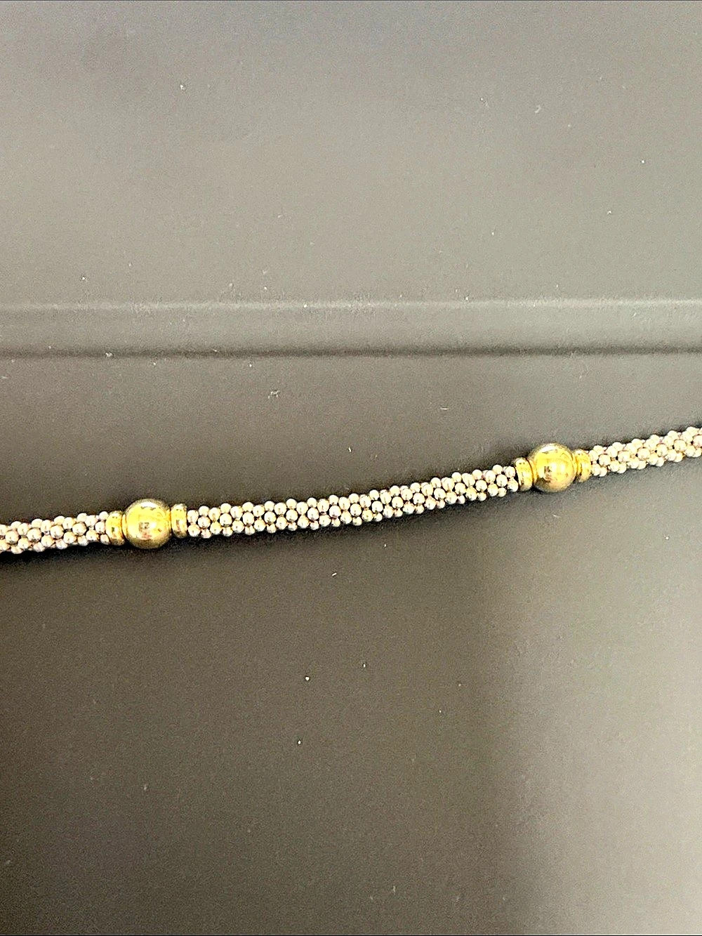 Perry's Emporium Silver Bracelet Sterling Silver & Gold - Picture 2 of 7